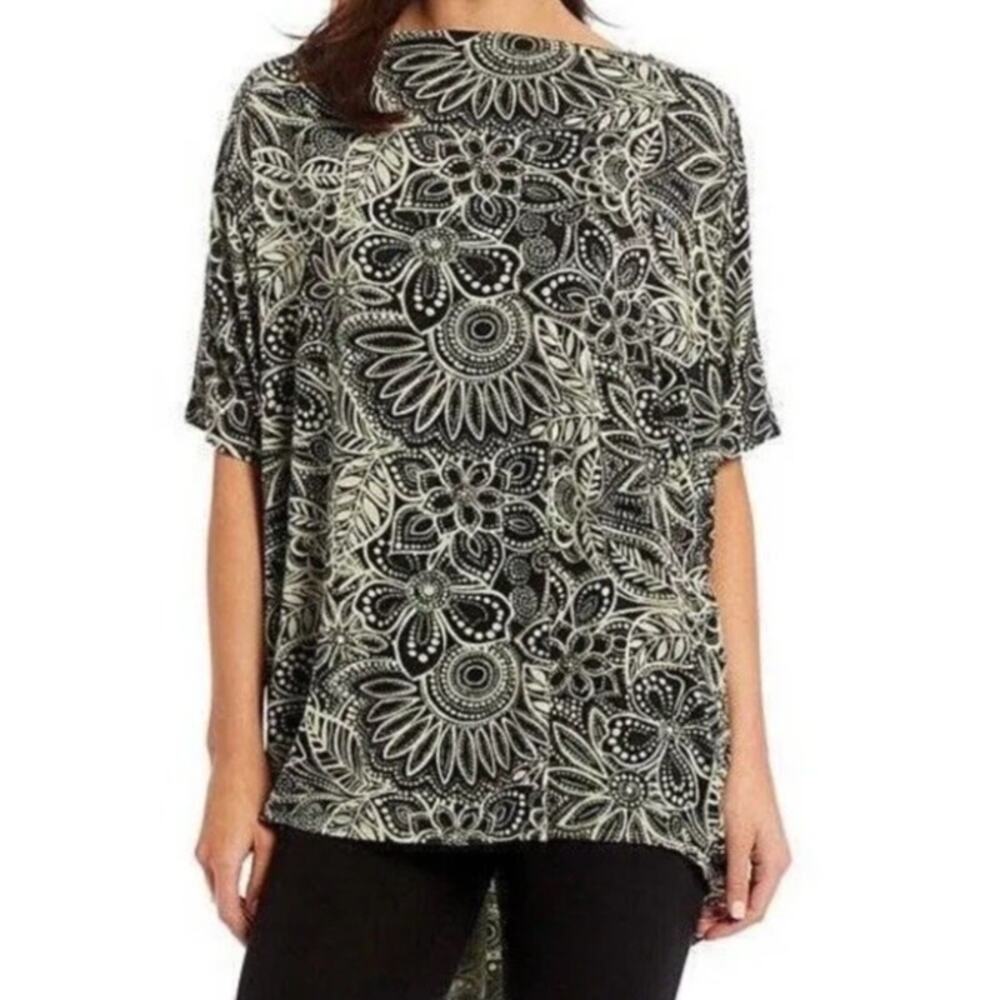 Bryn Walker Women’s Large Top Debo Tunic Batwing Oversized Slouchy Draped